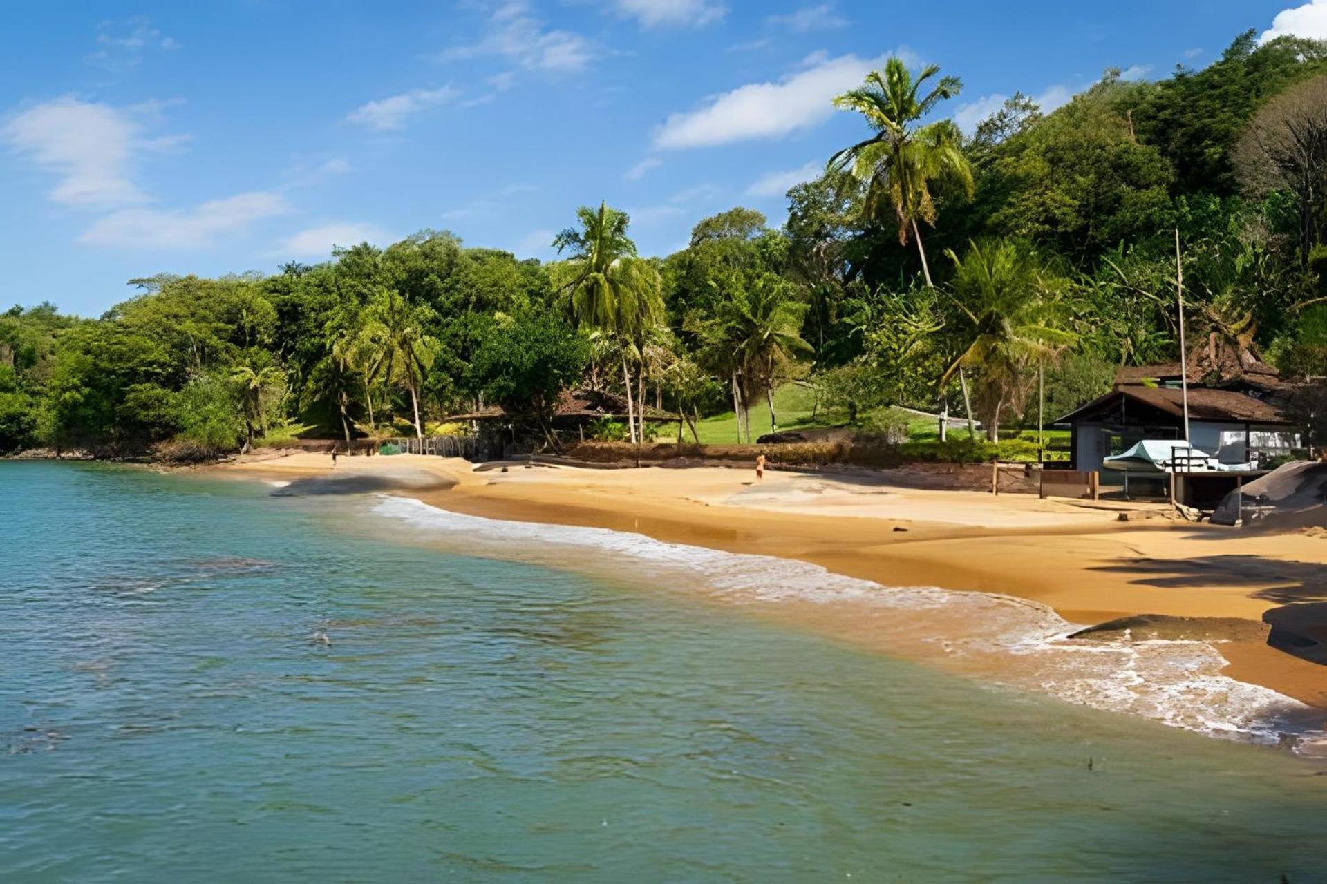 Linda Casa C/ Vista Pro Mar Na Praia Grande Em Parati Esterno foto
